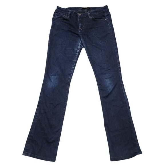 Joes Womens‎ Slim Fit Mini Bootcut Jeans W27 Dark Wash Cotton Blend - Picture 1 of 9